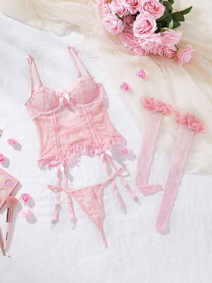 Conjunto de Lingerie com Corpete