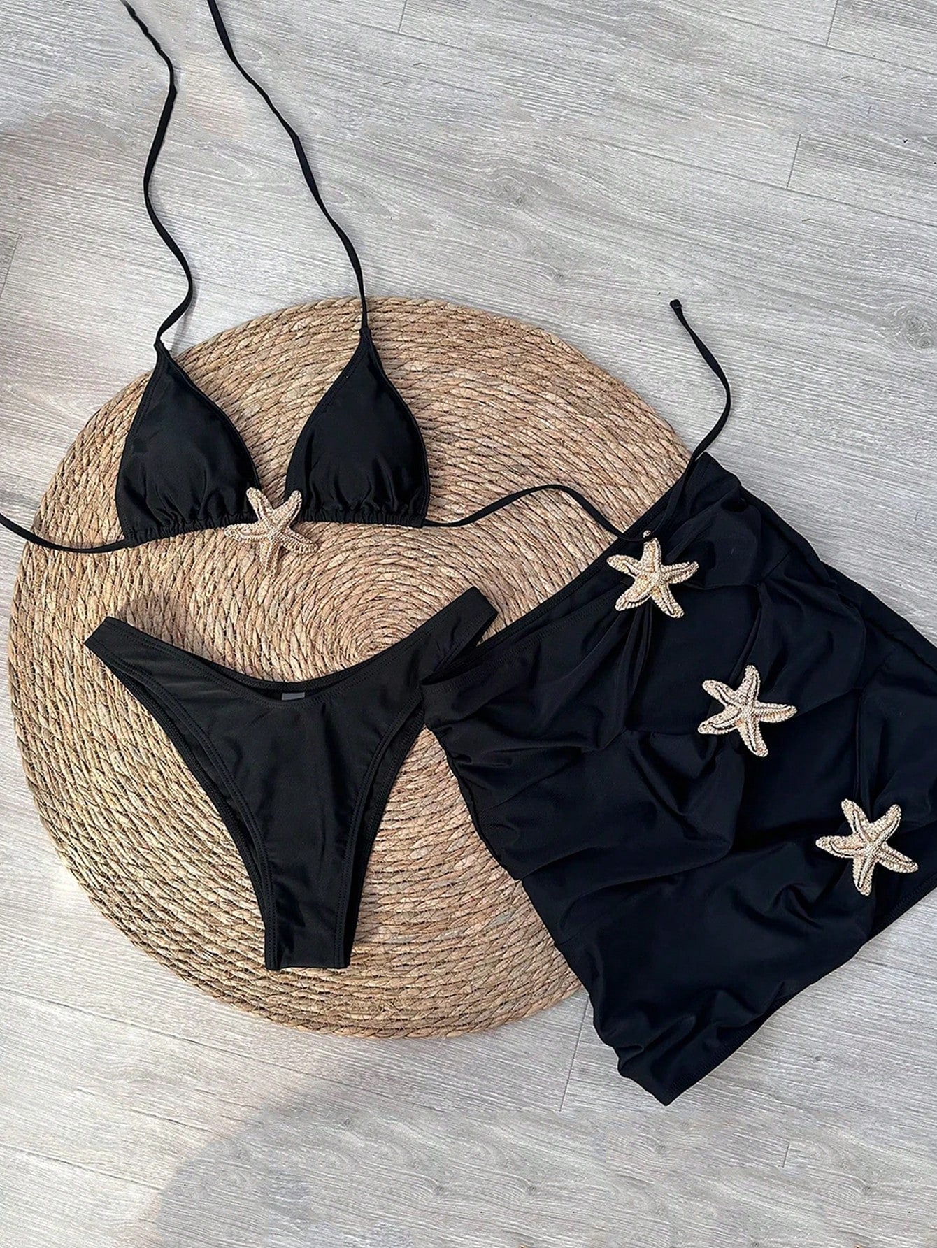 Conjunto de Biquíni e Saia Estrela do Mar