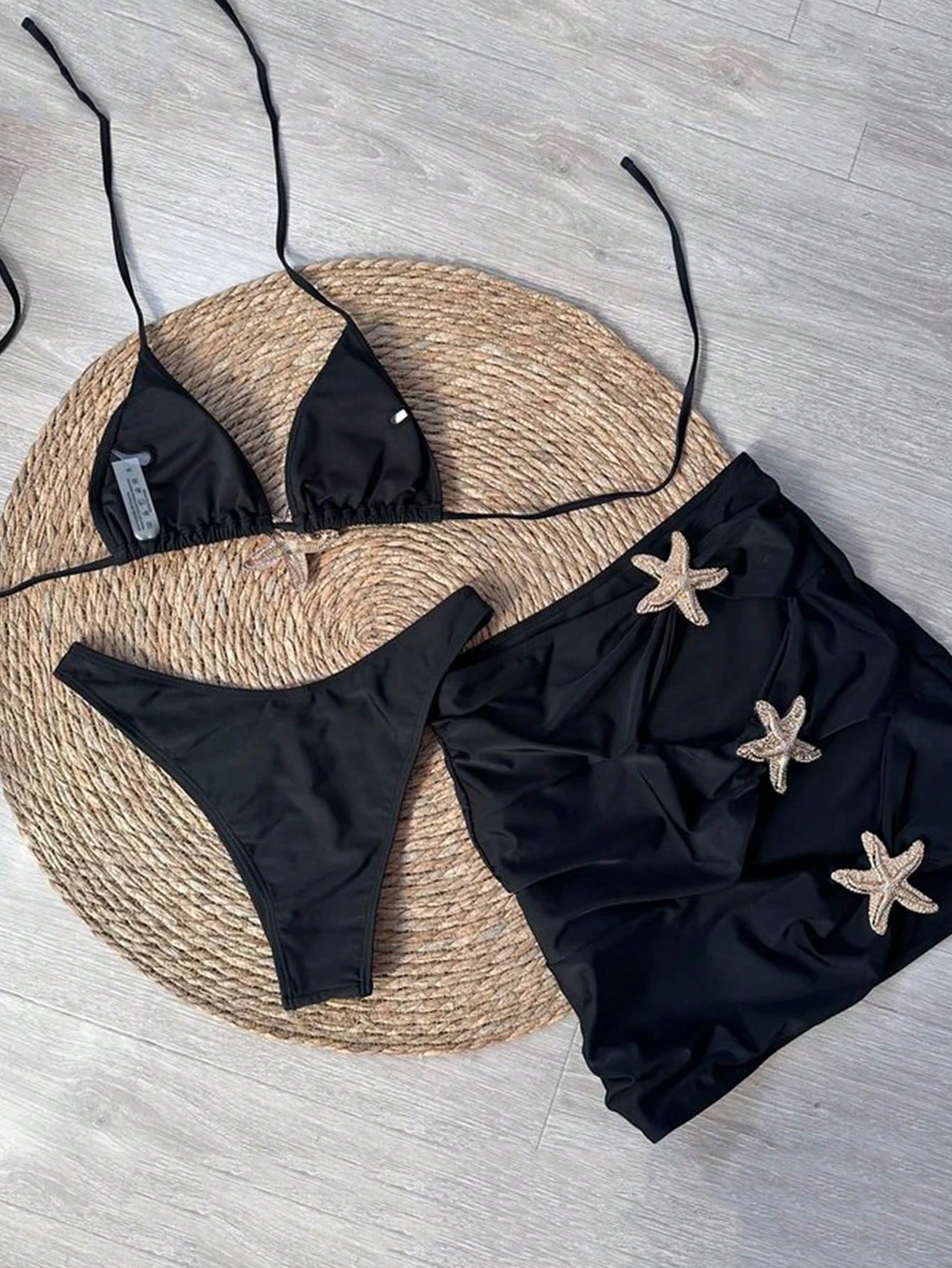 Conjunto de Biquíni e Saia Estrela do Mar