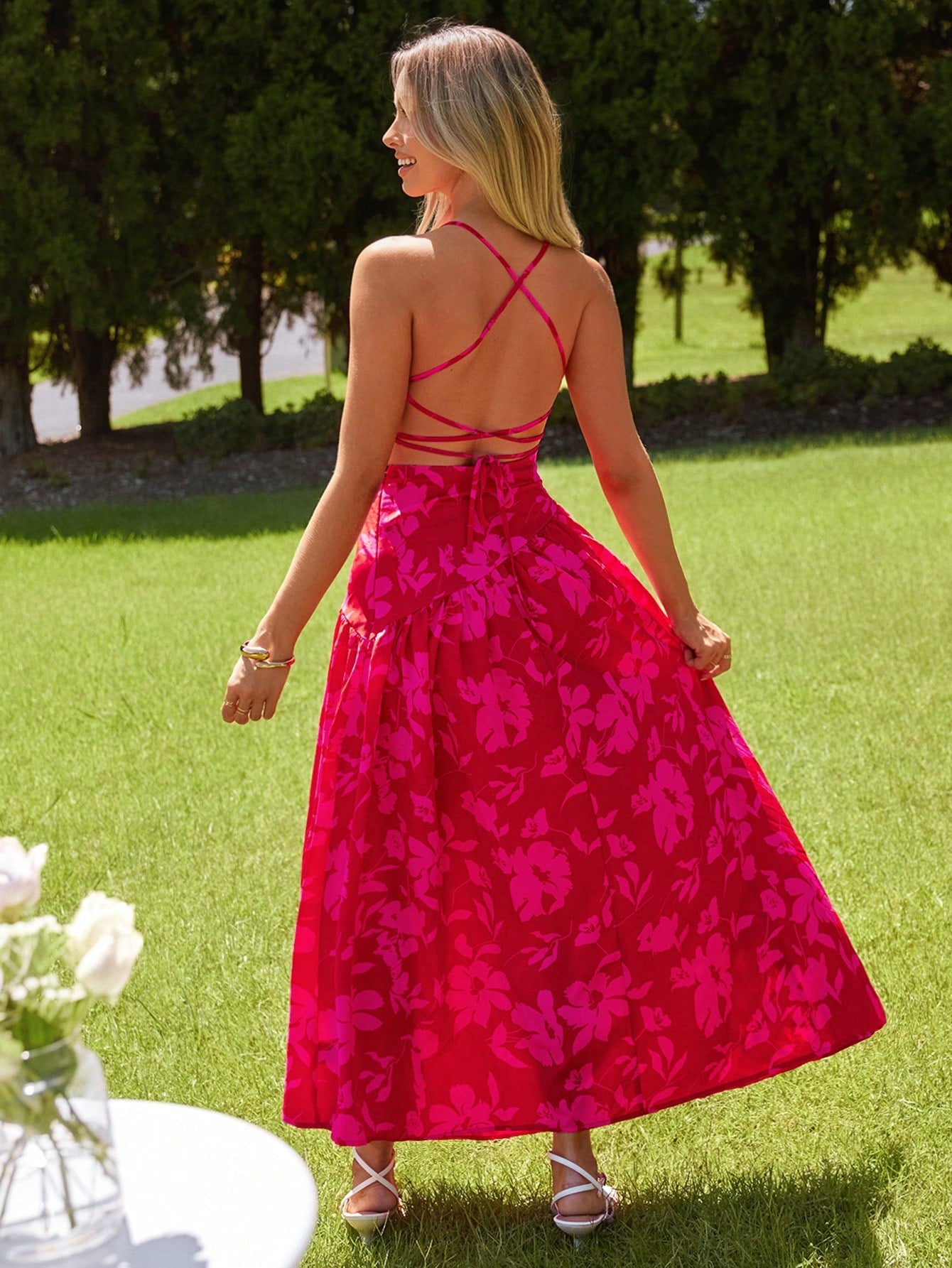 Vestido Longo Floral